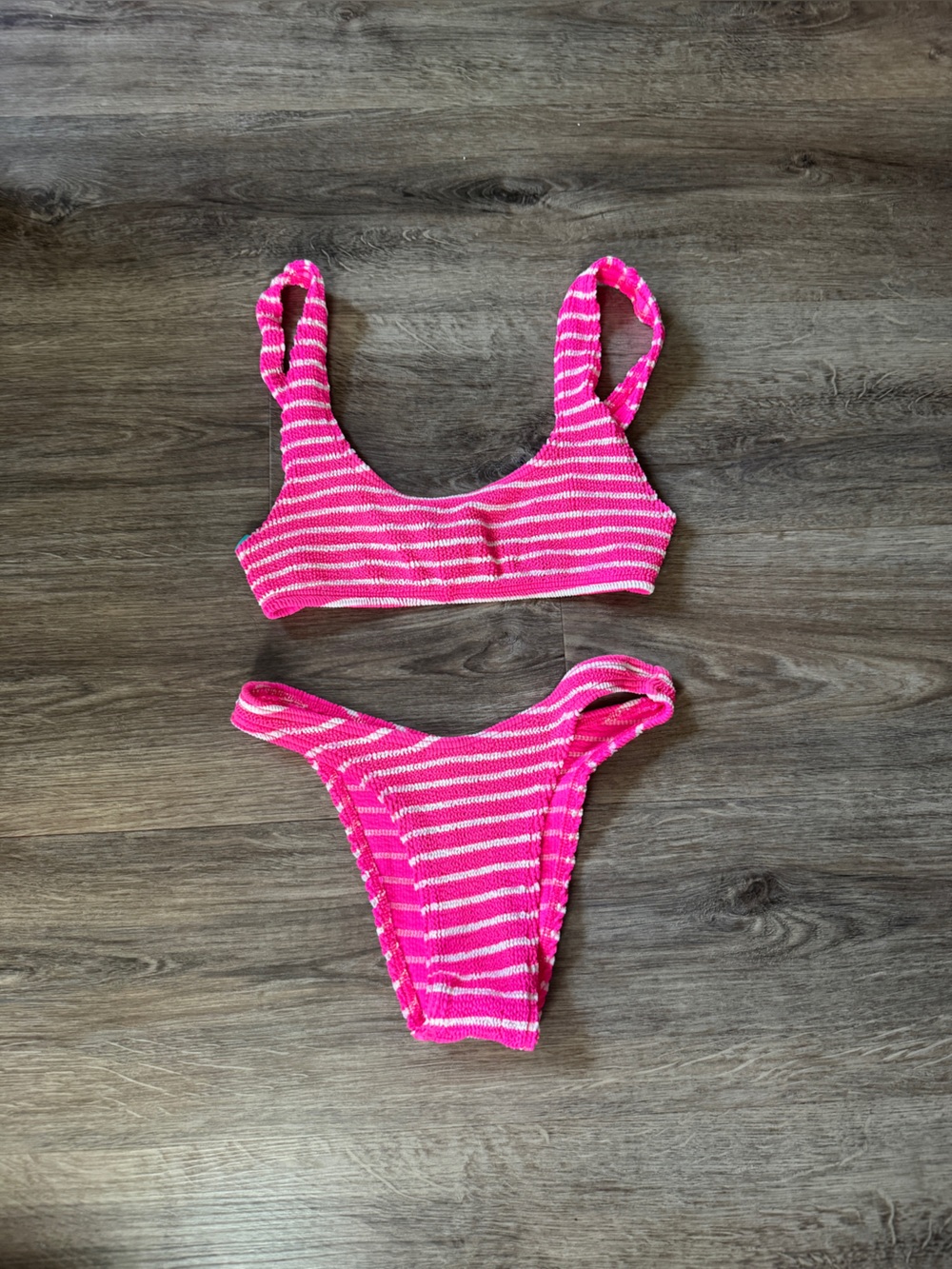 Bound by Bond Eye Hot pink swim suit